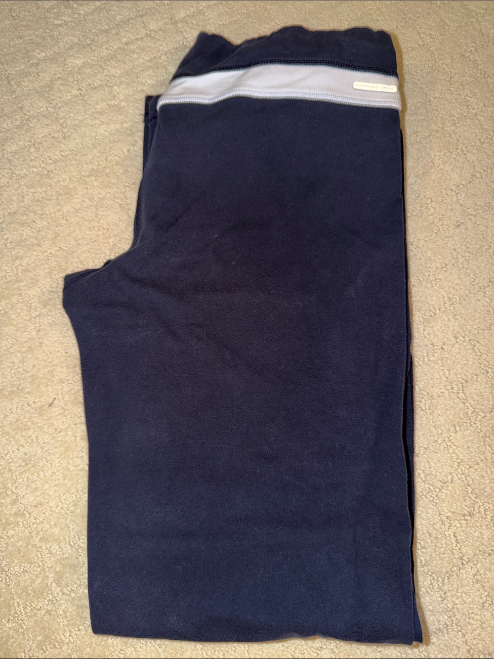 VSX Navy Jogger Pants with Light Gray Waistband